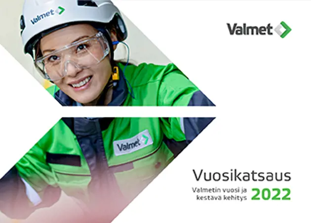 2022年Valmetin vuosikertomus julkaistu